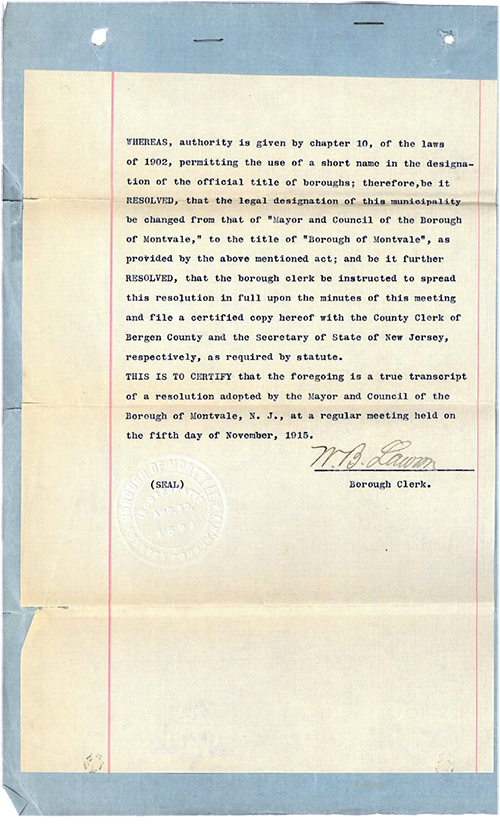 montavle incorporation document 1915 (1)